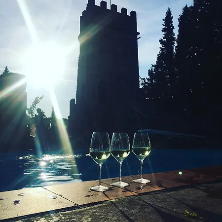 בית חווה Castello Di Badia La Loggia פוג'יבונסי